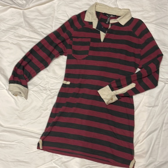Isabel Marant “Grady” Striped Rugby Tunic Dress - Vint Sz 3 *As seen on RIHANNA* - Picture 8 of 10